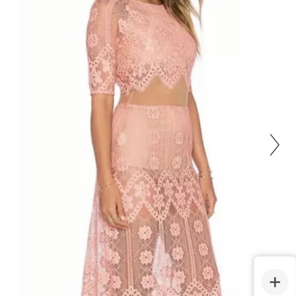 PRICE DROP!! 💥💥🌤️🌤️For Love And Lemons Midi Illusion Dress (S) - Picture 11 of 16